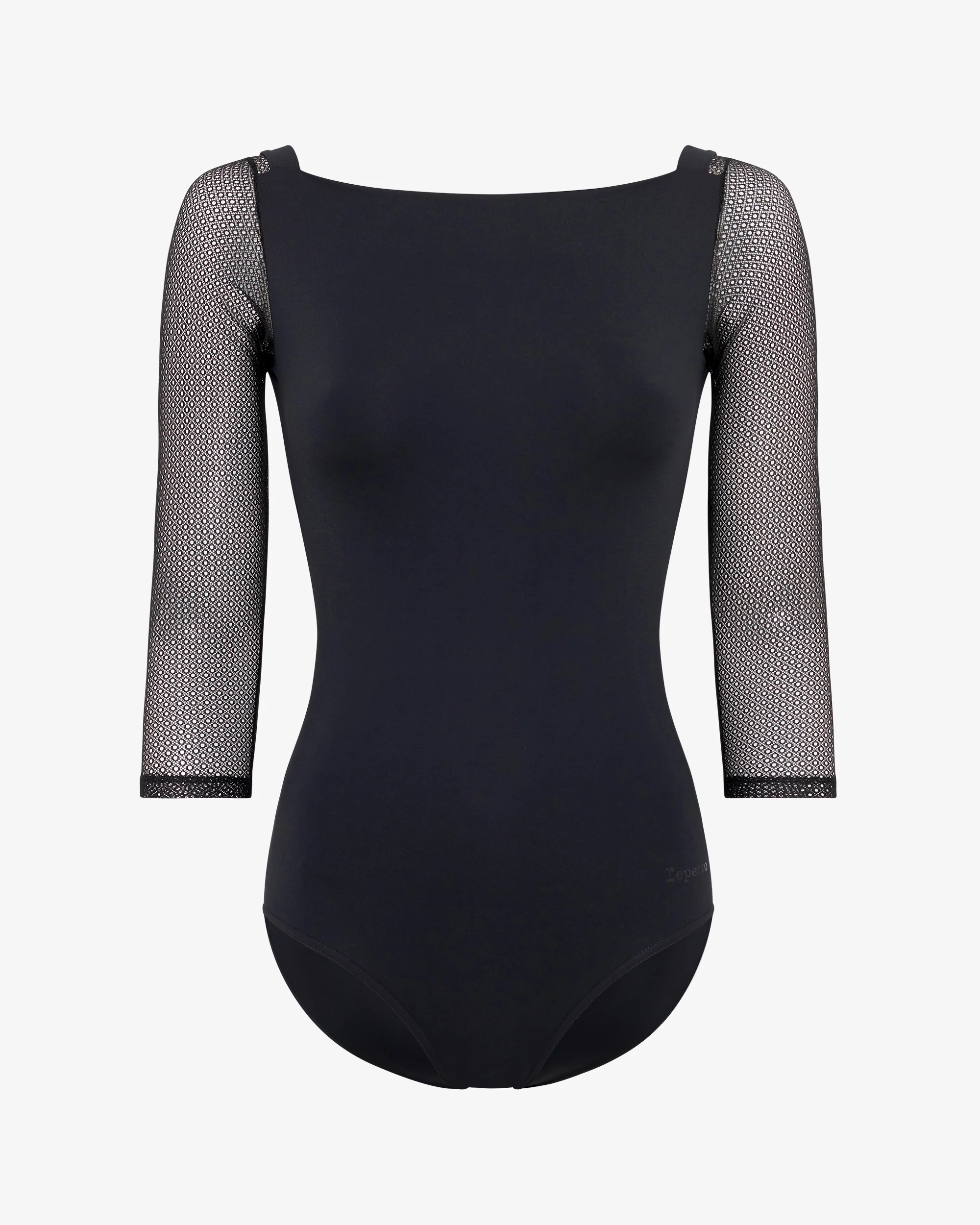 Leotard - manches 3/4 en dentelle