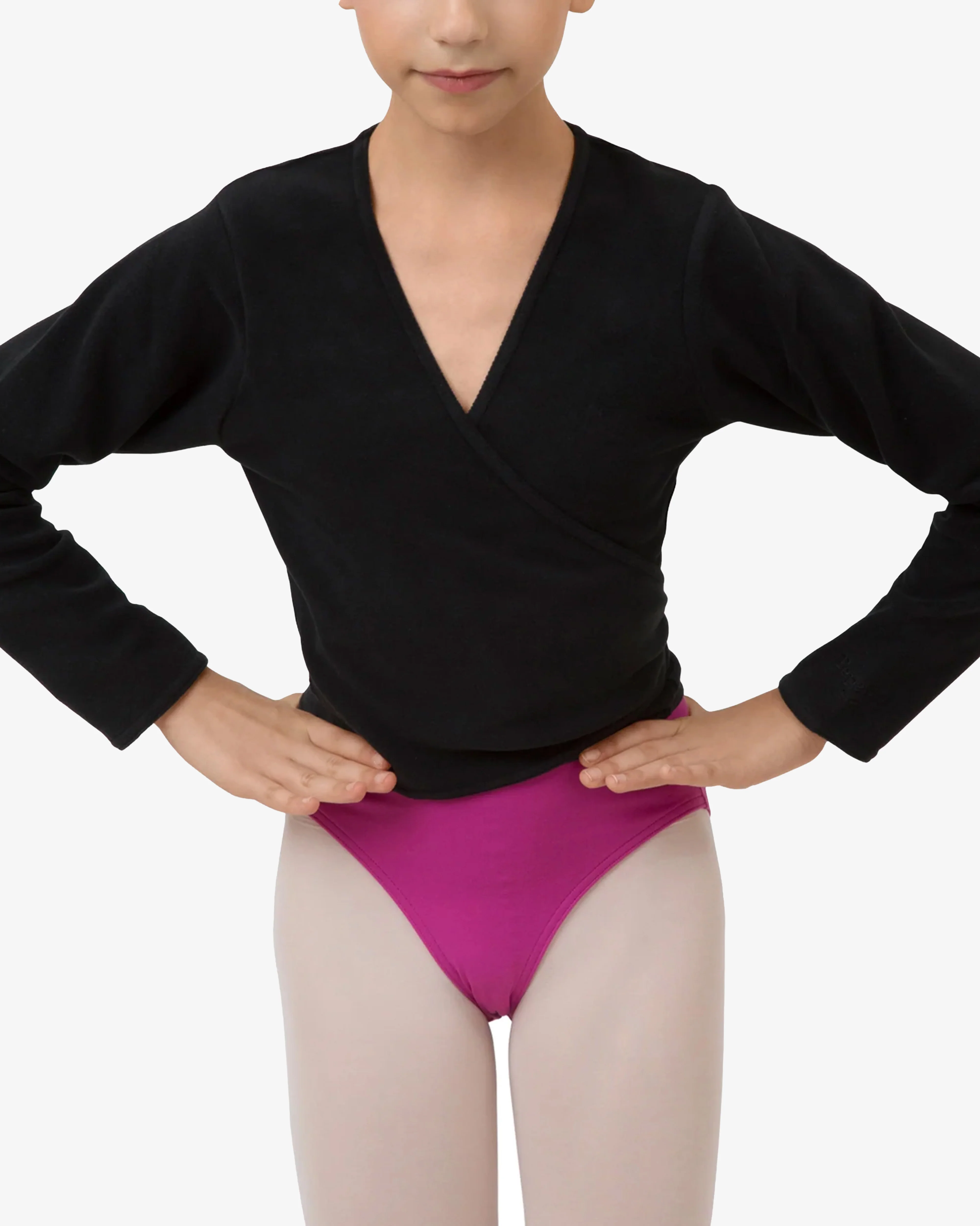 Top à manches longues en polyester