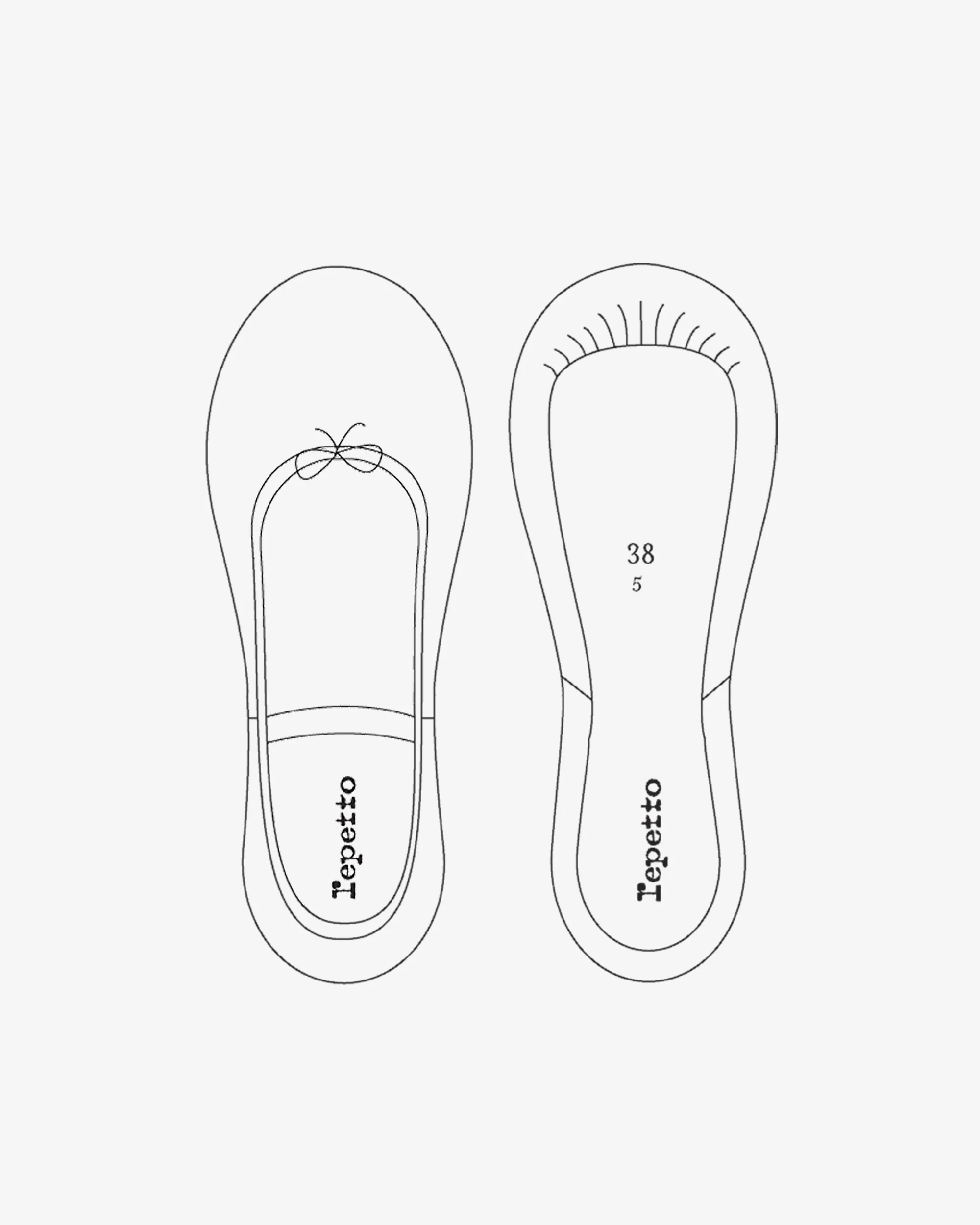 Chaussures de ballet douces - semelle entière