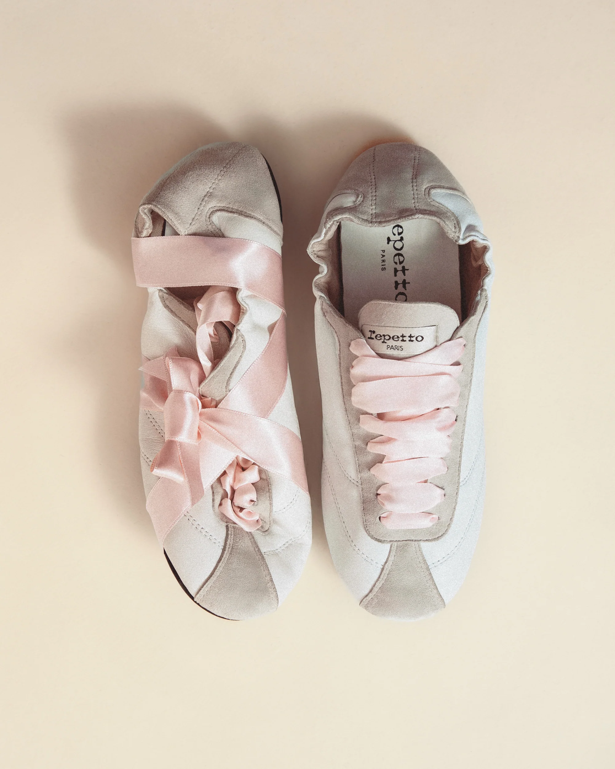 Chaussures de tennis en soie