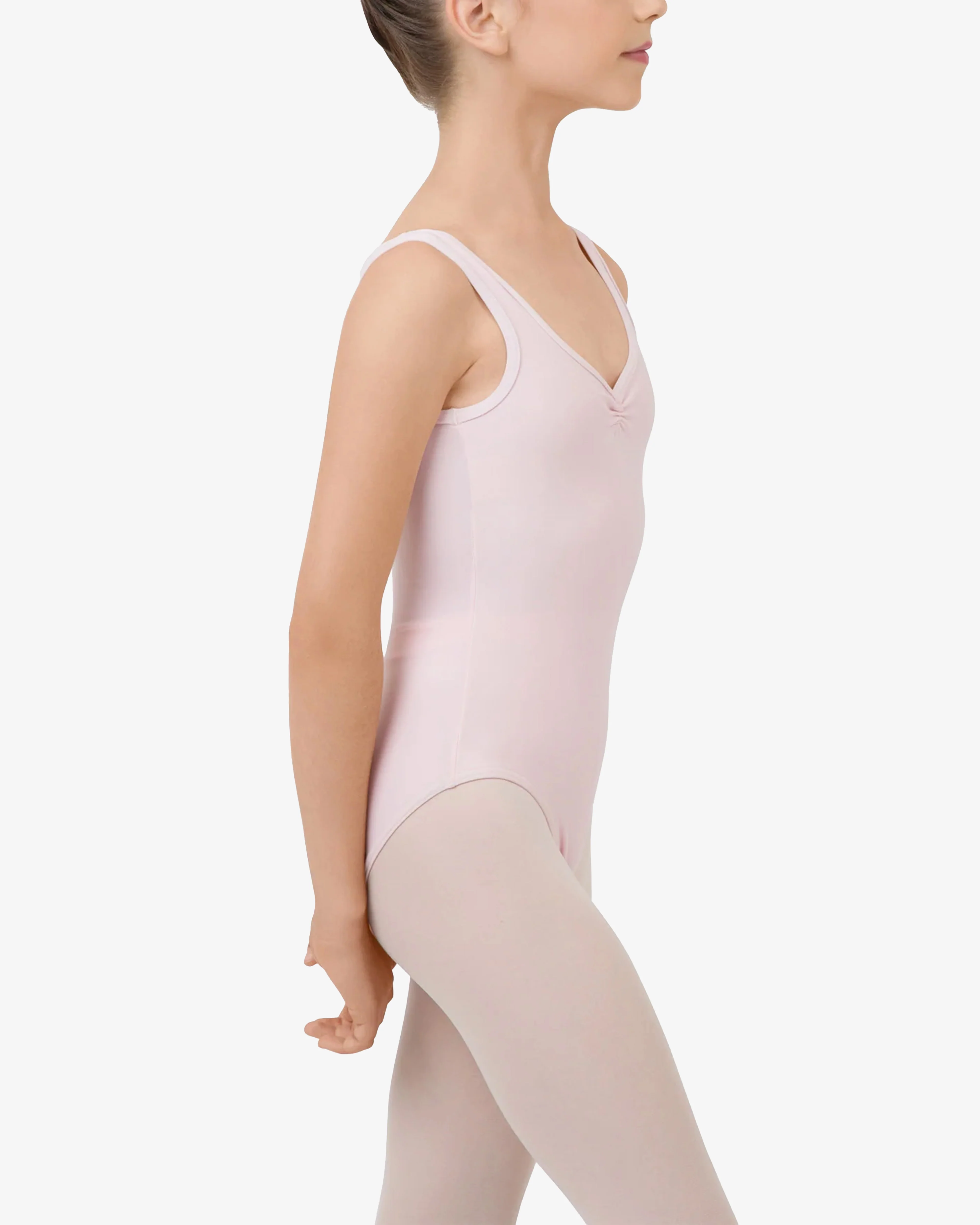 Leotard à plis avec bretelles larges - Enfants